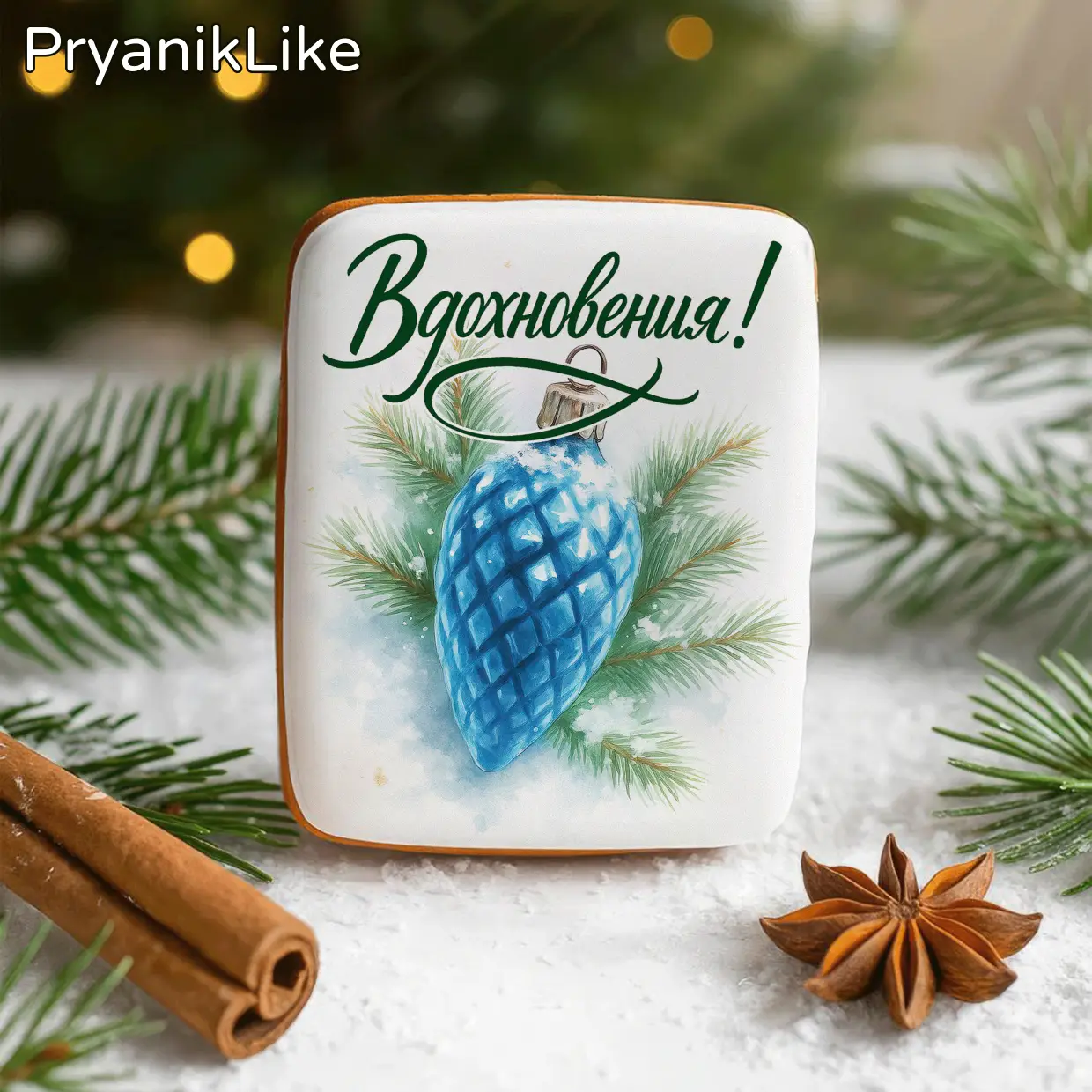 Атмосферные ёлочные игрушки